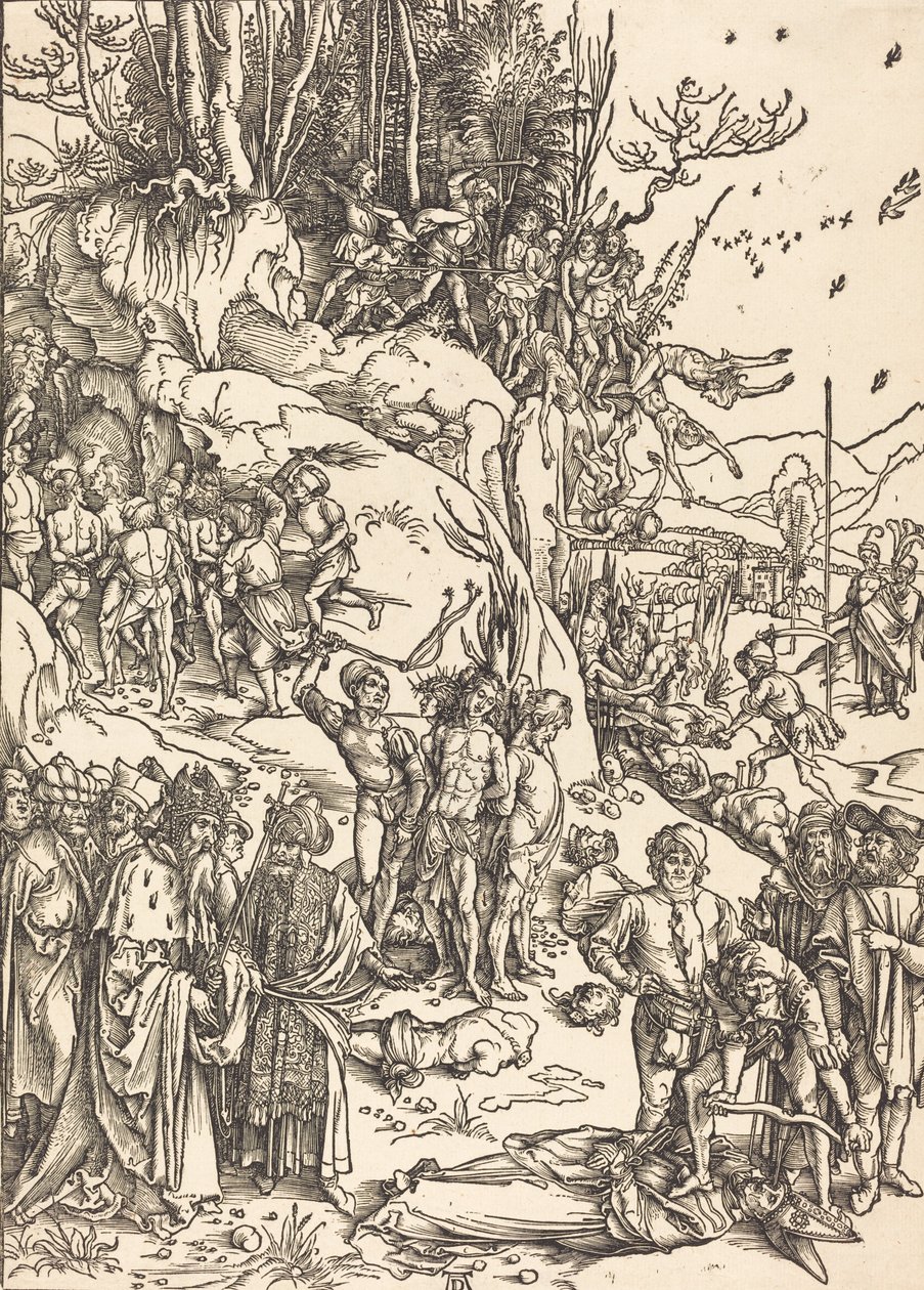 Il Martirio dei Diecimila, c. 1496-1497 da Albrecht Dürer