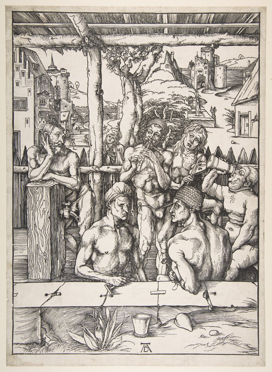 Il bagno degli uomini da Albrecht Dürer