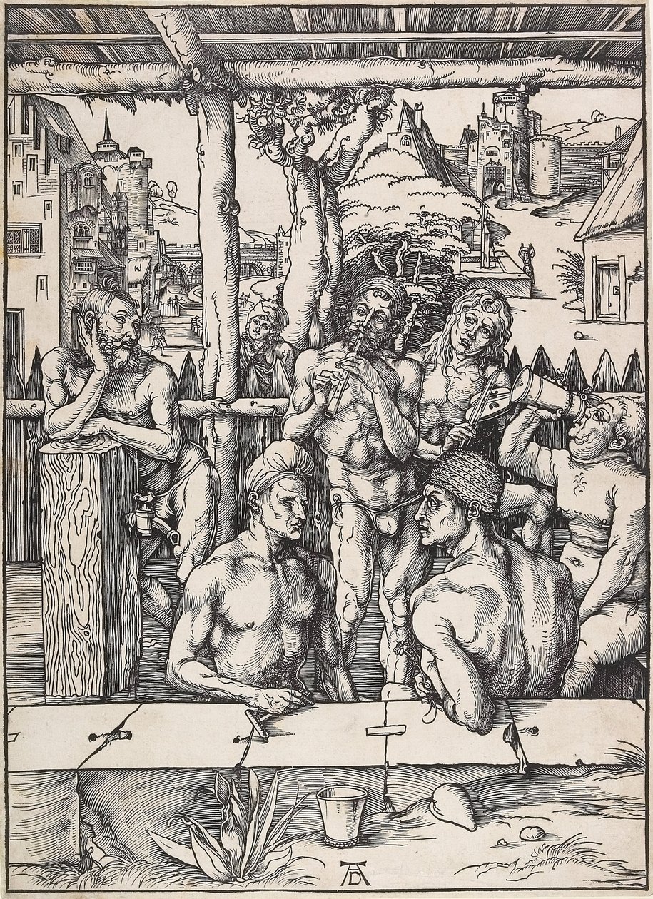 Il bagno degli uomini da Albrecht Dürer