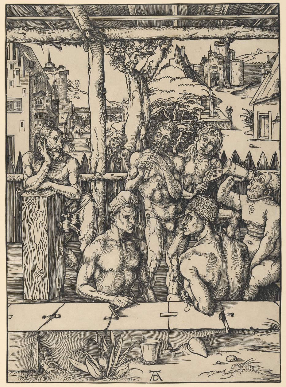 Il bagno degli uomini da Albrecht Dürer