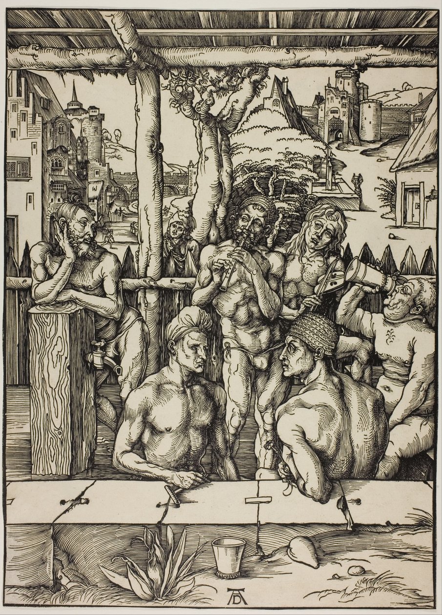 Il bagno degli uomini da Albrecht Dürer