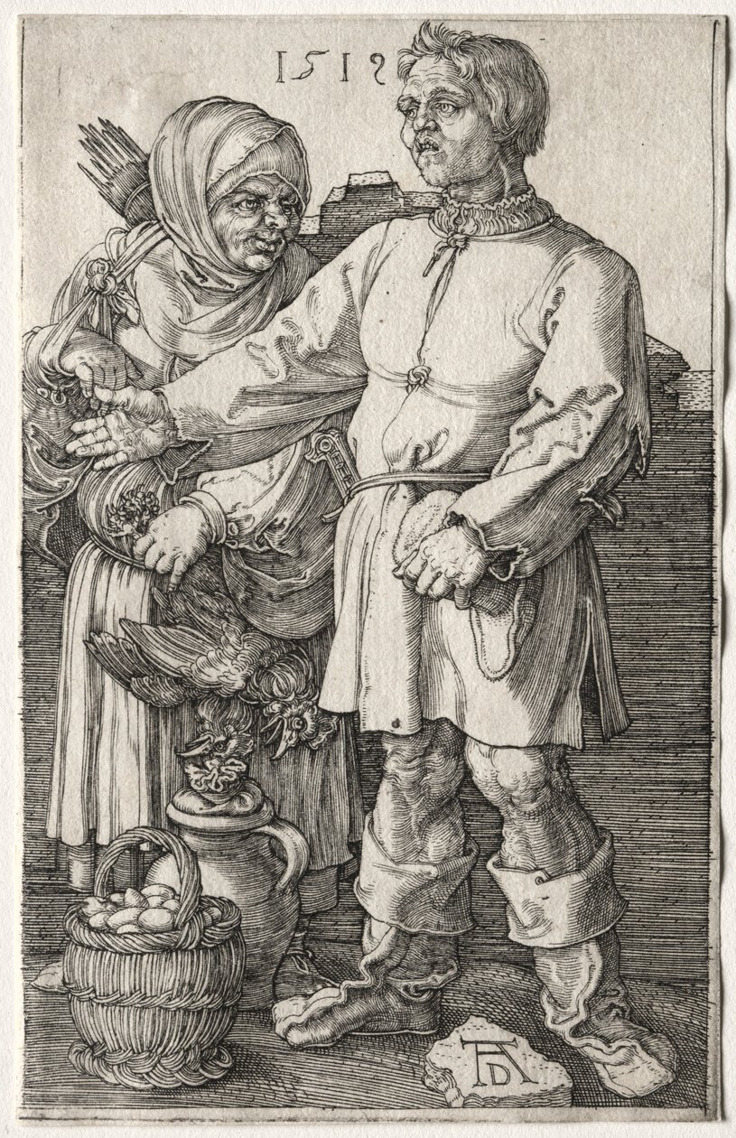 I Contadini al Mercato da Albrecht Dürer