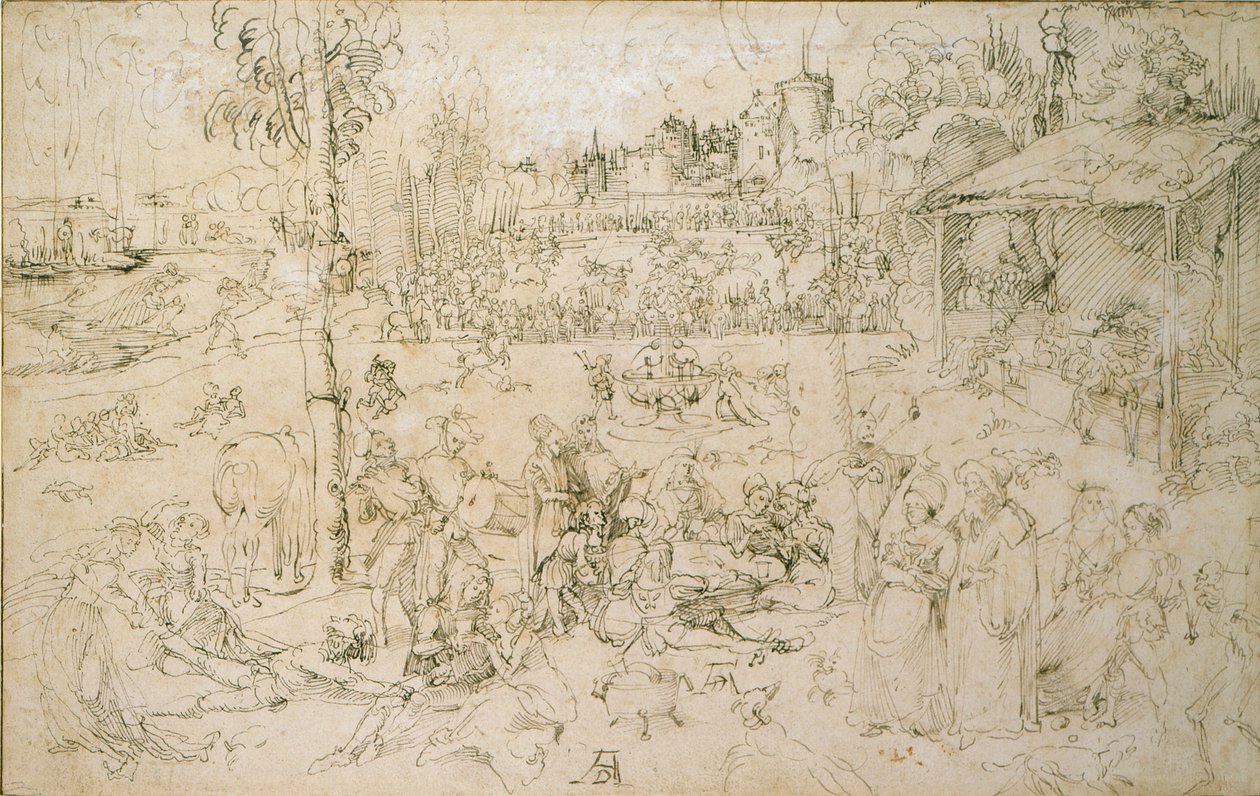 I piaceri del mondo, inizio XVI secolo da Albrecht Dürer