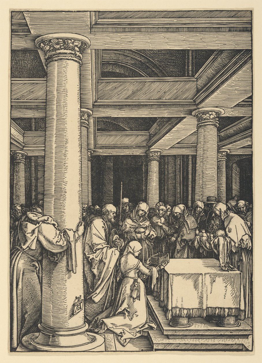 Presentazione al Tempio, da La vita della Vergine da Albrecht Dürer