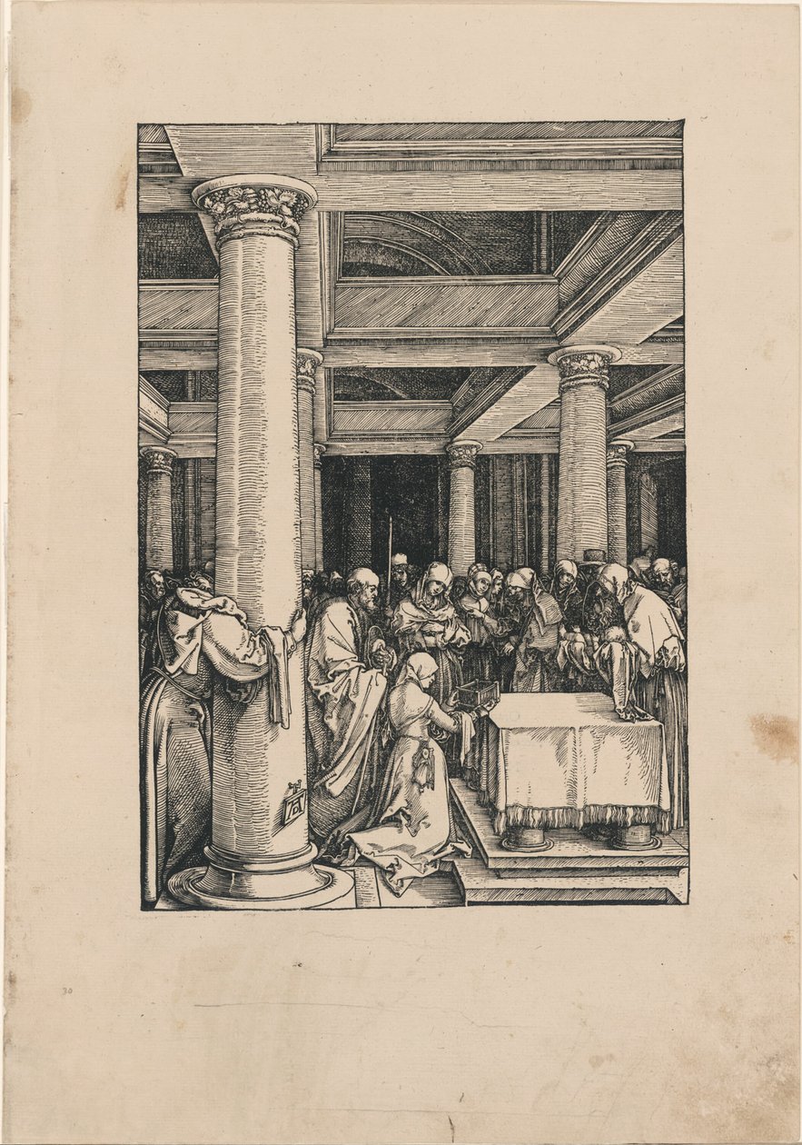 La Presentazione di Cristo al Tempio, dalla Vita della Vergine da Albrecht Dürer