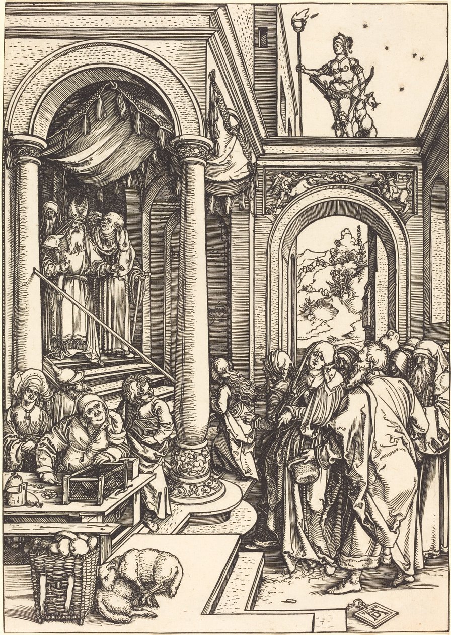 La Presentazione della Vergine al Tempio da Albrecht Dürer