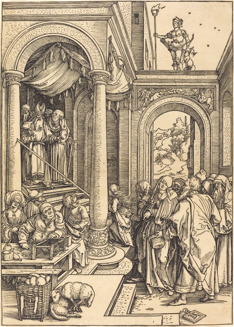 La presentazione della Vergine al Tempio da Albrecht Dürer
