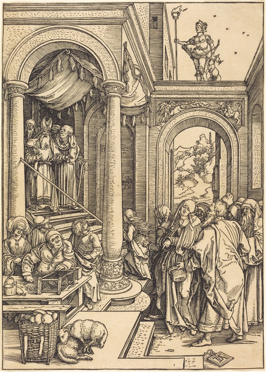 La Presentazione della Vergine al Tempio da Albrecht Dürer