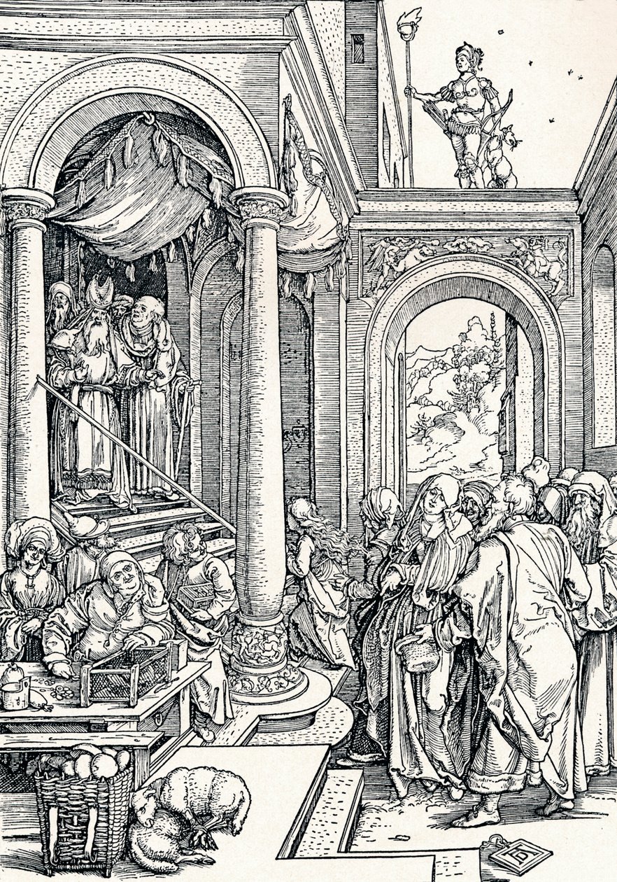 La Presentazione della Vergine al Tempio, 1506 1906 da Albrecht Dürer