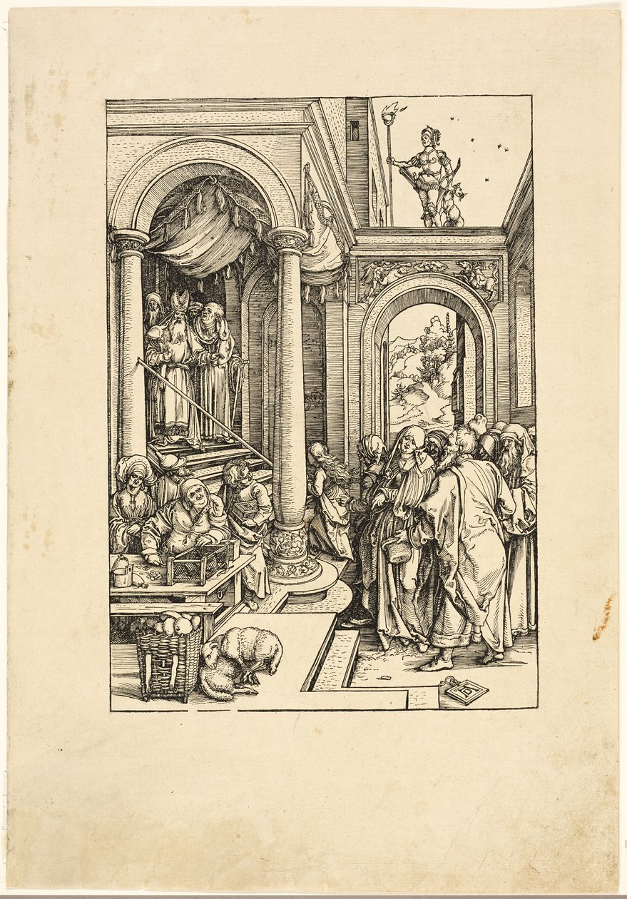 La presentazione della Vergine al Tempio, dalla Vita della Vergine da Albrecht Dürer