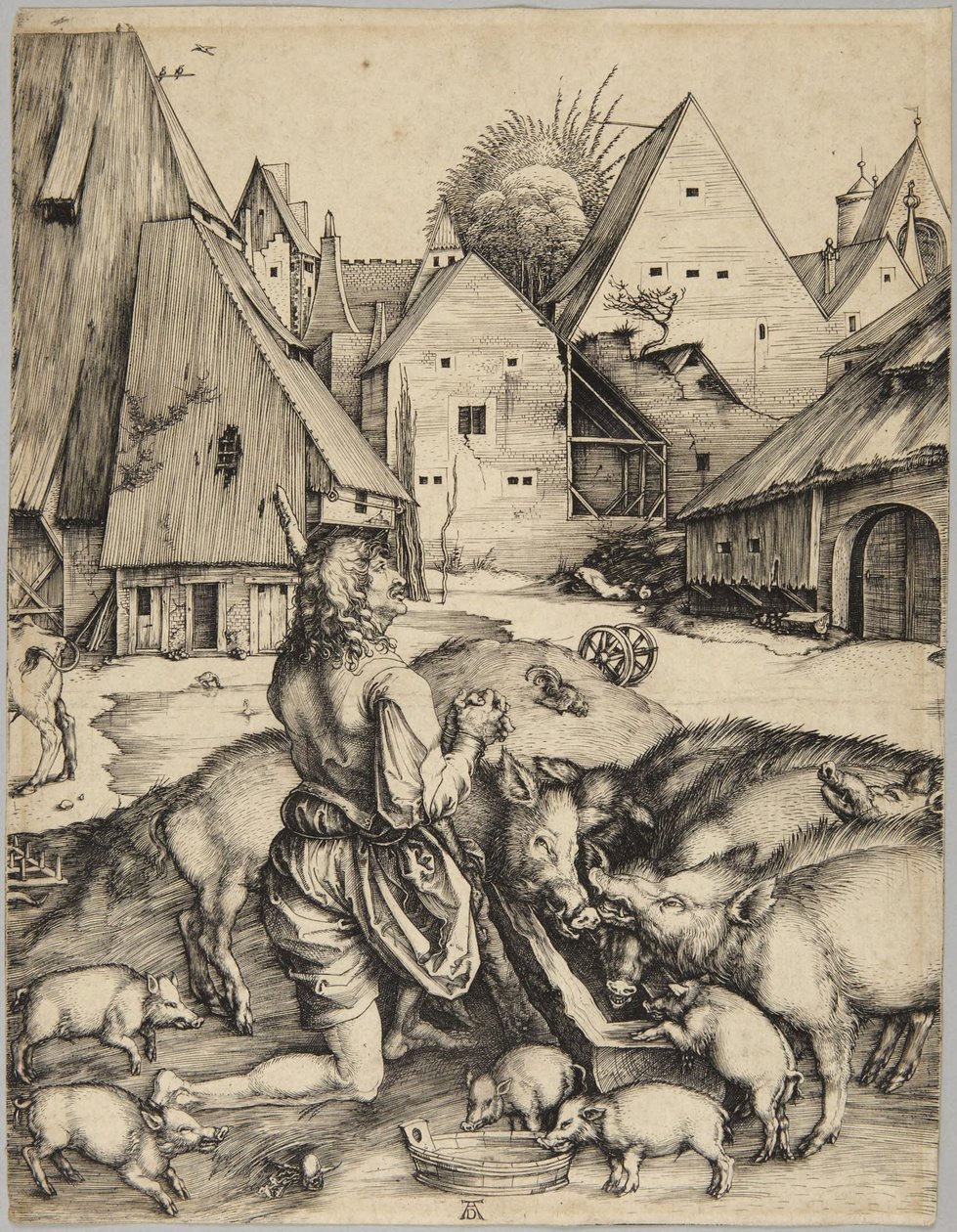 Il figliol prodigo da Albrecht Dürer