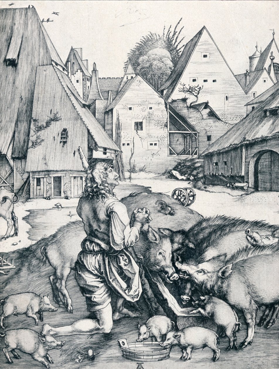 Il figliol prodigo, 1495 1906 da Albrecht Dürer