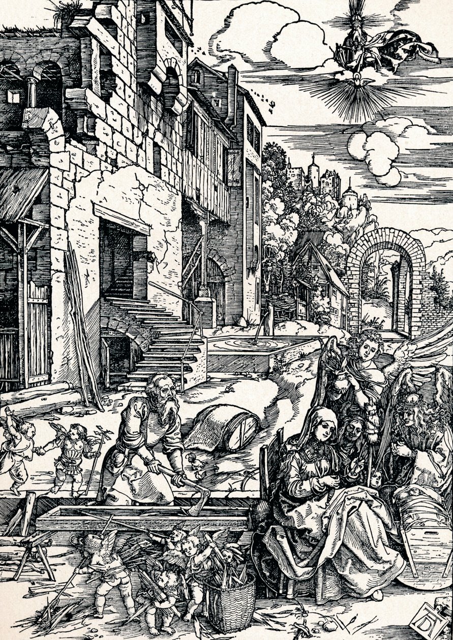 Il riposo durante la fuga in Egitto, 1506 1906 da Albrecht Dürer