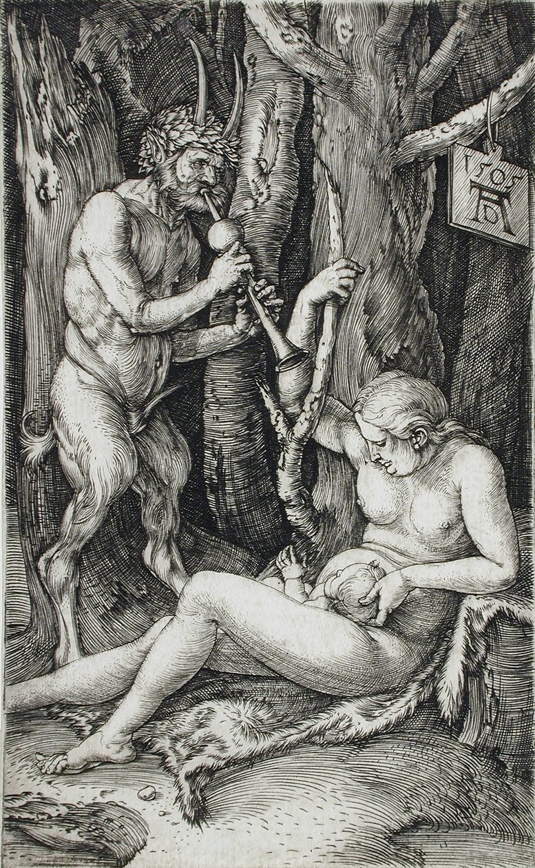 La famiglia dei satiri da Albrecht Dürer