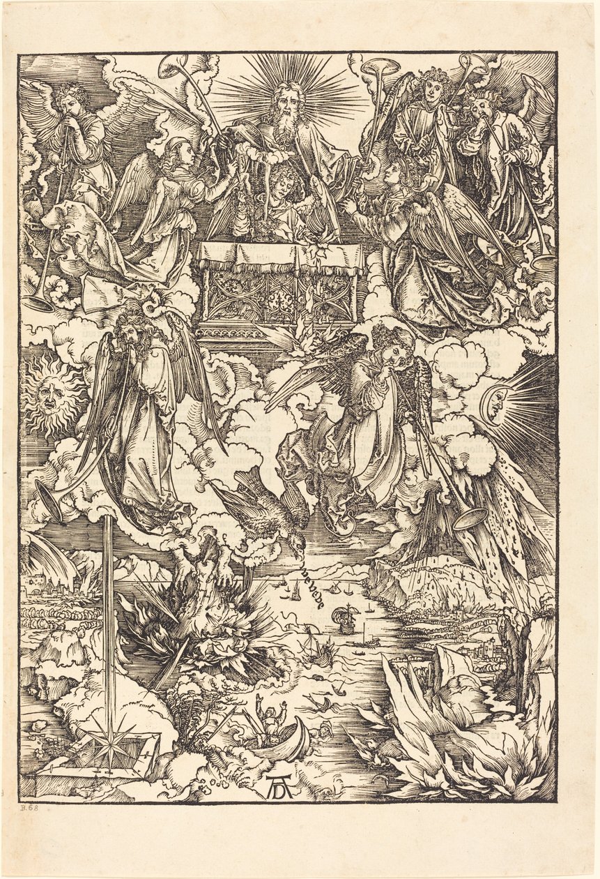 I sette angeli con le trombe da Albrecht Dürer