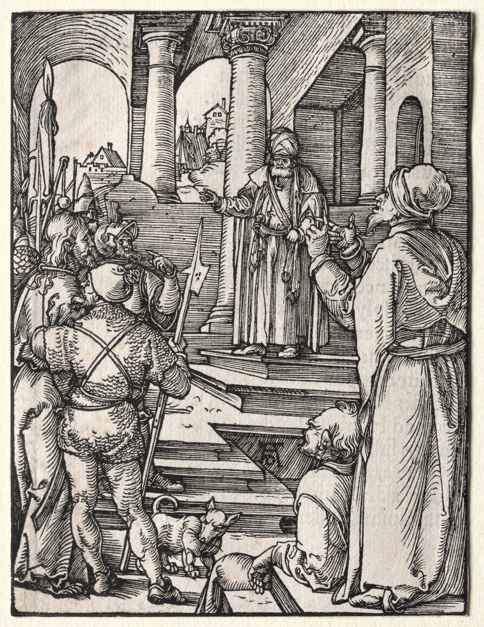 La Piccola Passione: Cristo davanti a Pilato, c. 1509-1511 da Albrecht Dürer