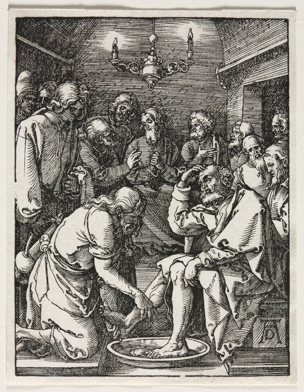 La Piccola Passione: Cristo che Lava i Piedi a San Pietro da Albrecht Dürer