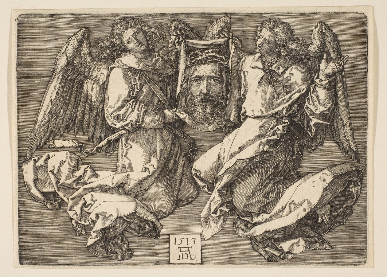Il Sudario Mostrato da Due Angeli da Albrecht Dürer