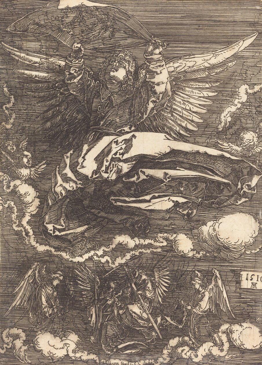 Il Sudario tenuto da un angelo da Albrecht Dürer