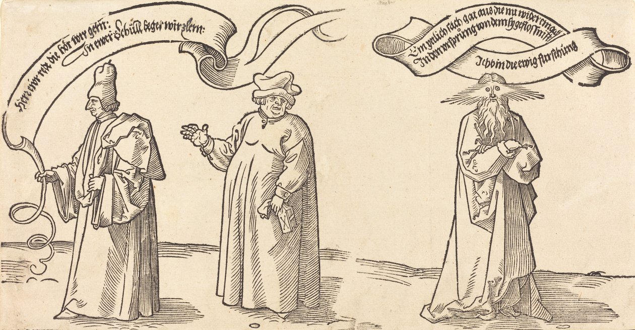 Il maestro, il clero e la Provvidenza da Albrecht Dürer