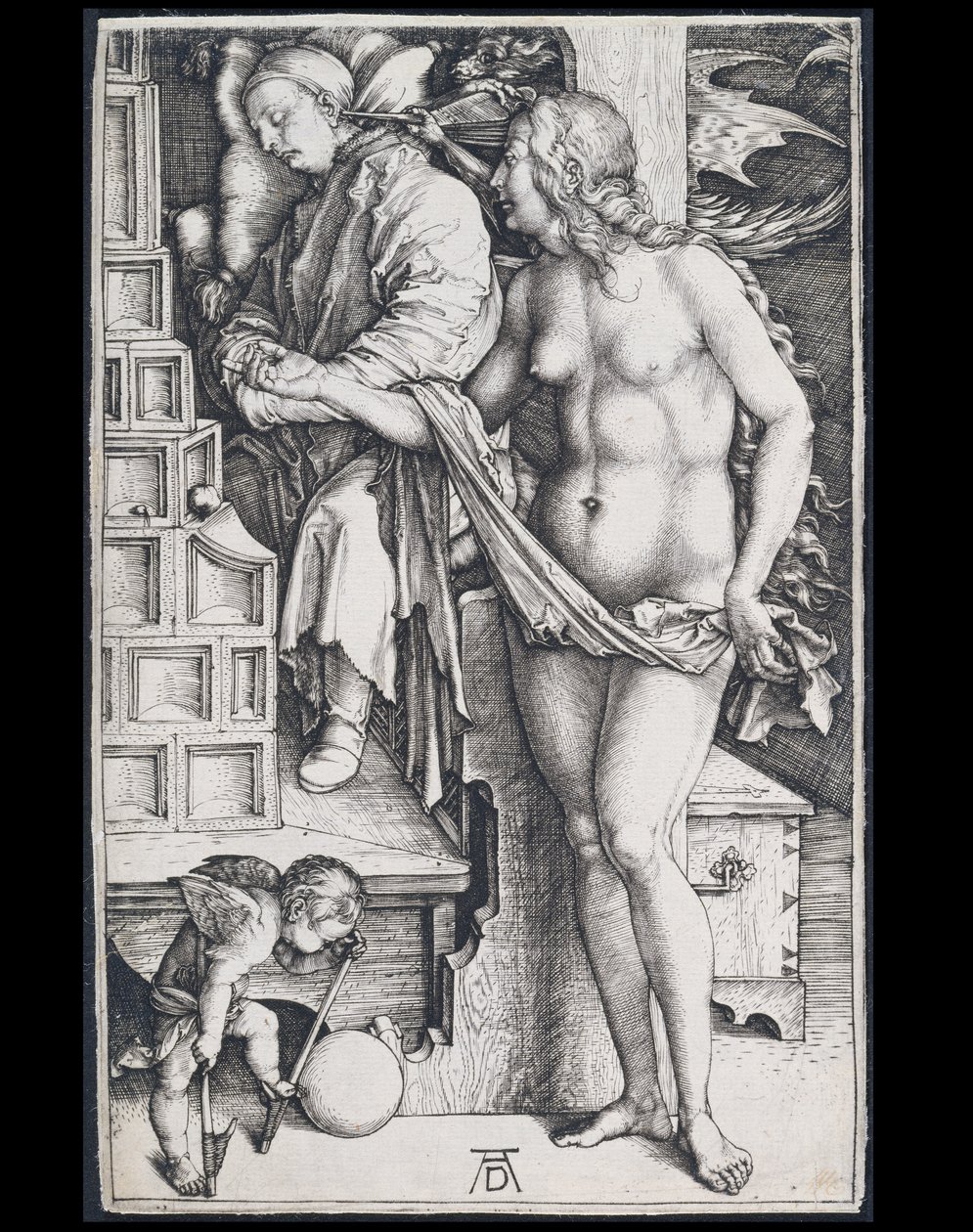 La tentazione del fannullone (Il sogno del dottore) da Albrecht Dürer