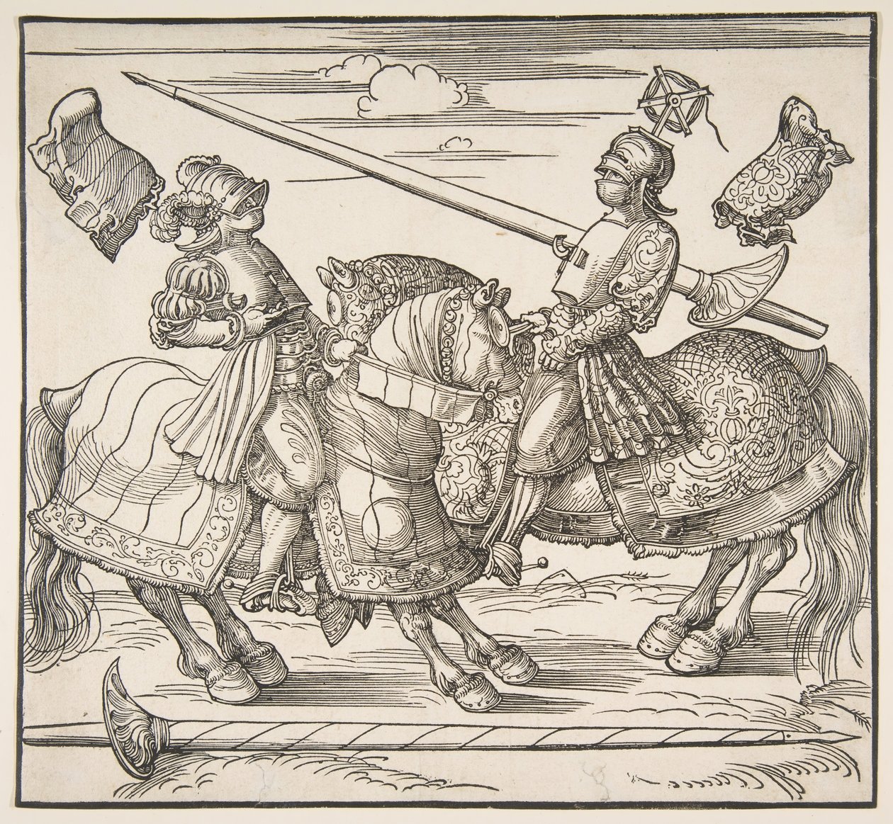 Il torneo a cavallo da Albrecht Dürer