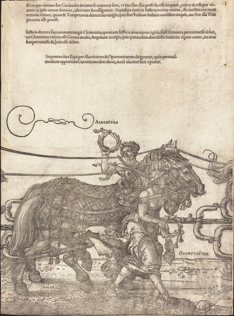 Il carro trionfale di Massimiliano I Il grande carro trionfale [tavola 4 di 8], 1523 ed. latina da Albrecht Dürer