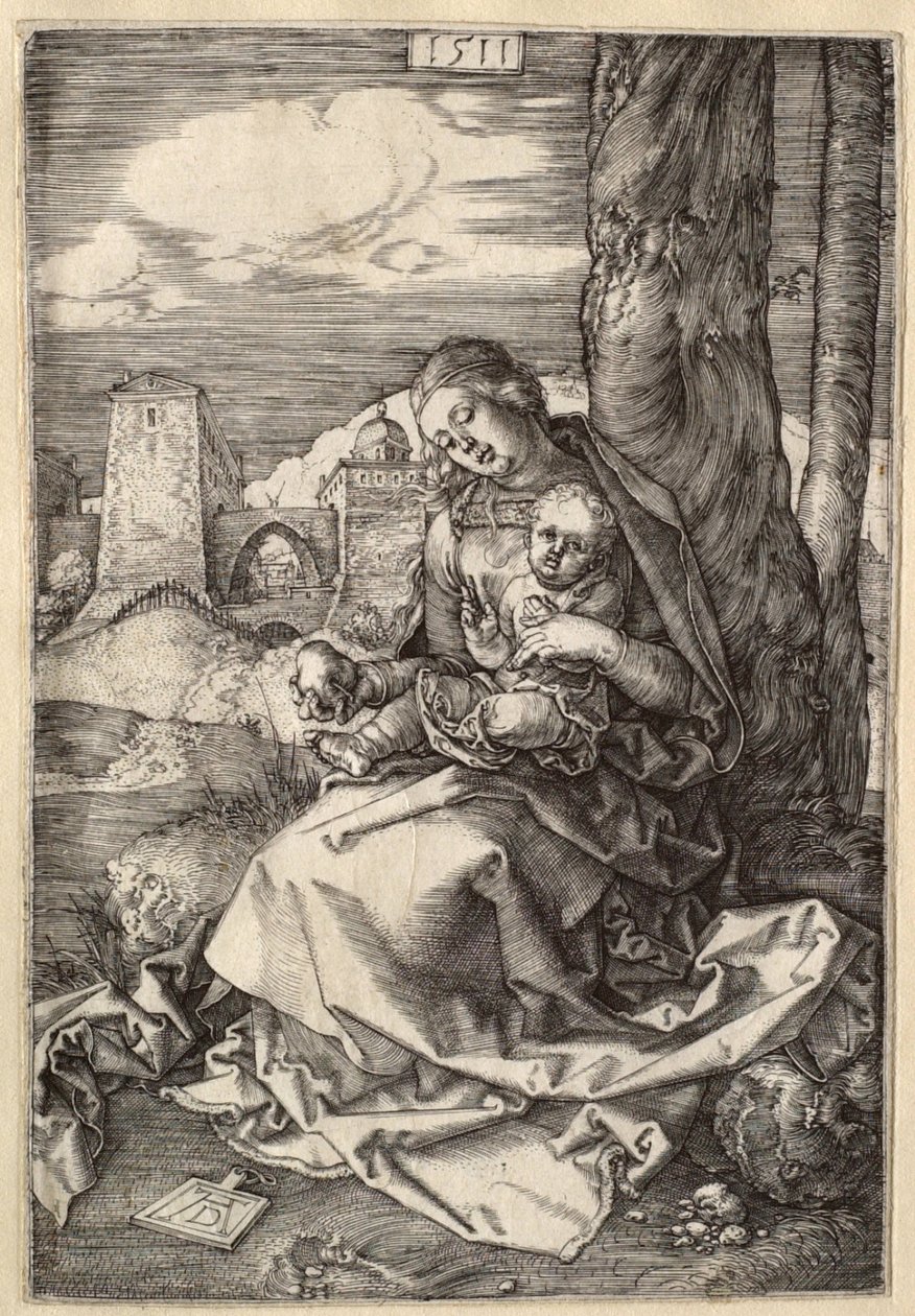 La Vergine col Bambino e la pera da Albrecht Dürer