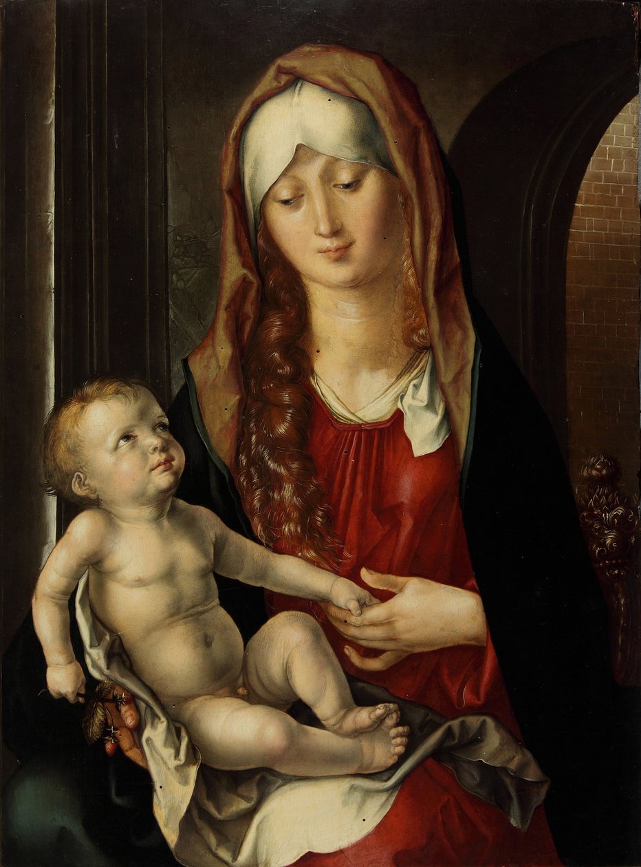 La Vergine e il Bambino Madonna del Patrocinio da Albrecht Dürer