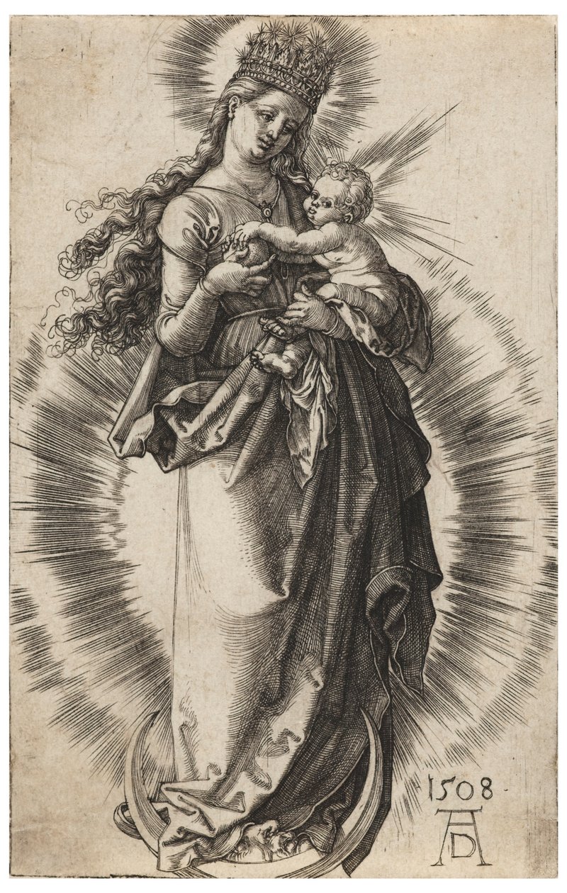 La Vergine con la Corona Stellata da Albrecht Dürer
