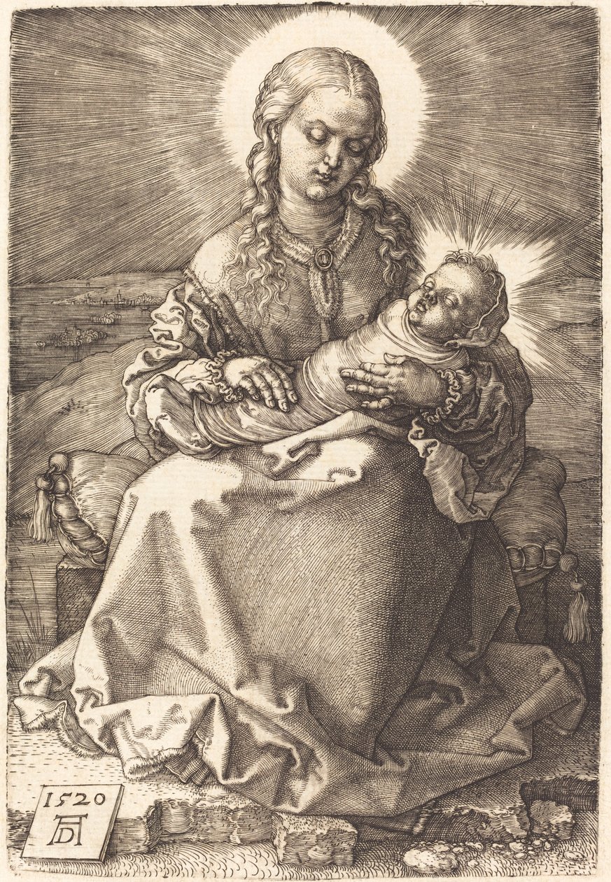 La Vergine con il Bambino fasciato da Albrecht Dürer