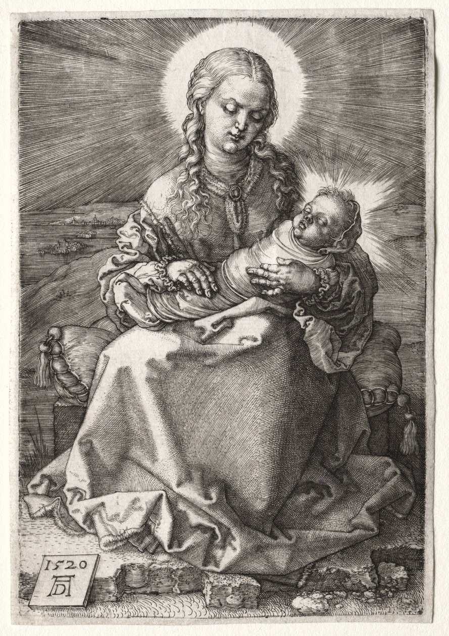 La Vergine con il bambino fasciato da Albrecht Dürer