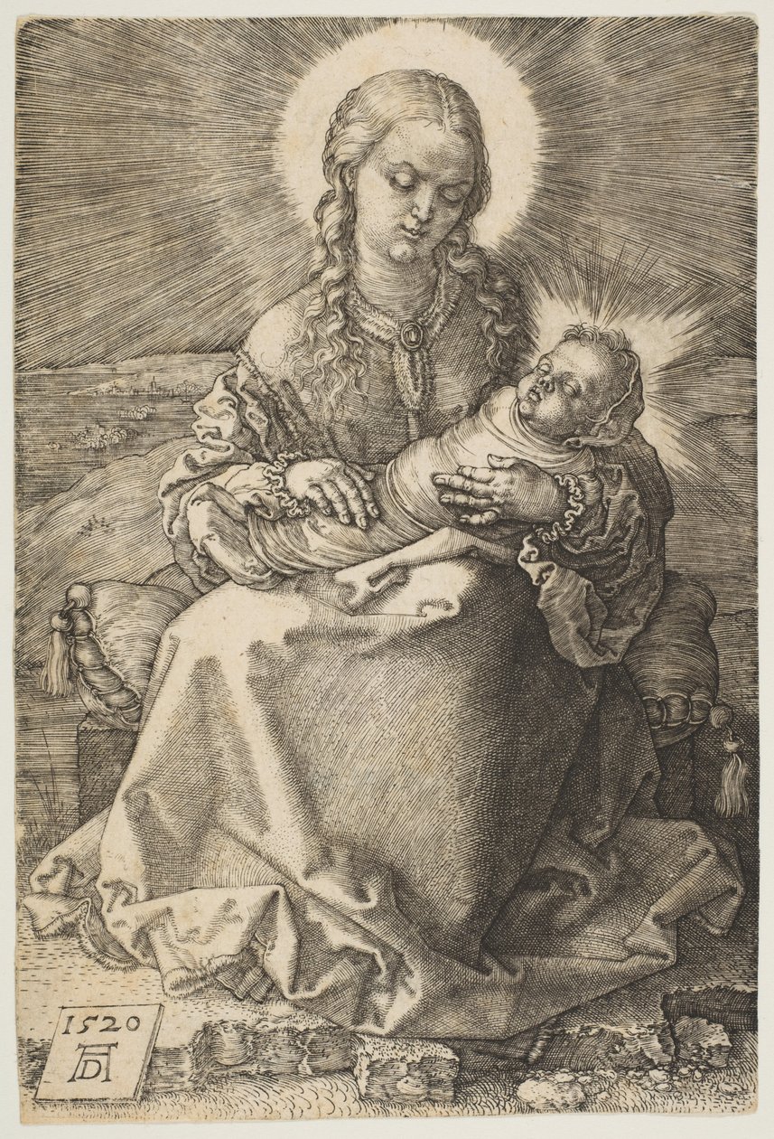 La Vergine con il Bambino fasciato da Albrecht Dürer