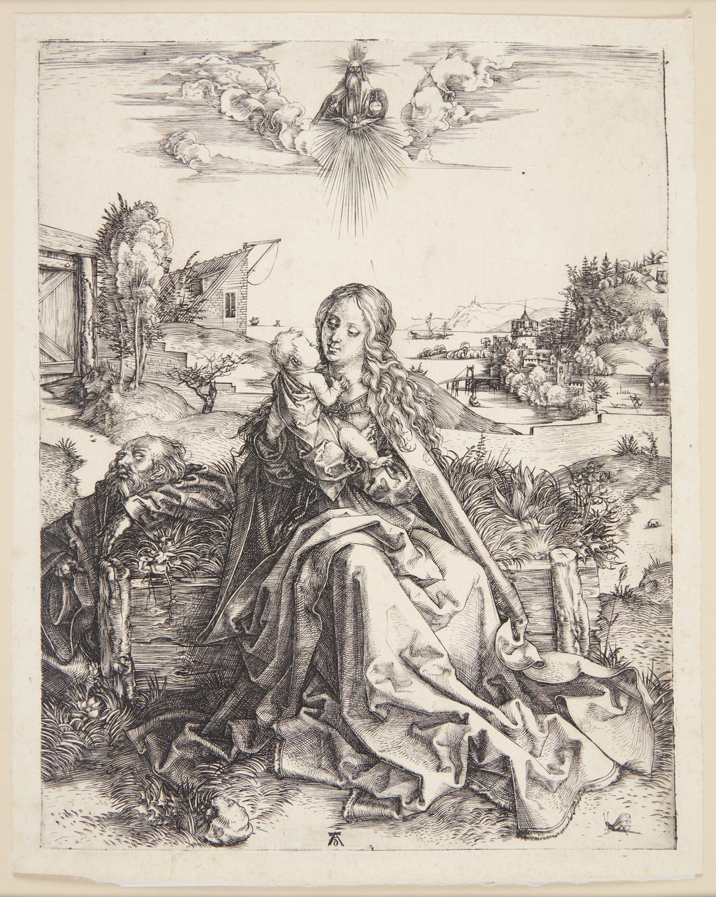 La Vergine con la libellula da Albrecht Dürer