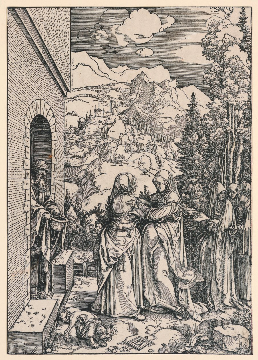La Visitazione, dalla Serie La Vita della Vergine da Albrecht Dürer