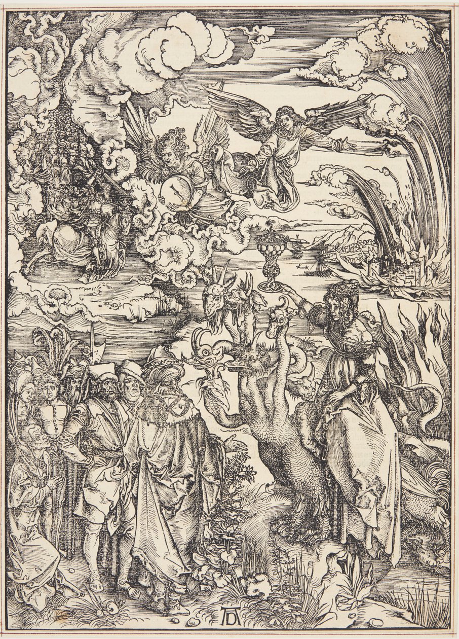 La prostituta di Babilonia da Albrecht Dürer
