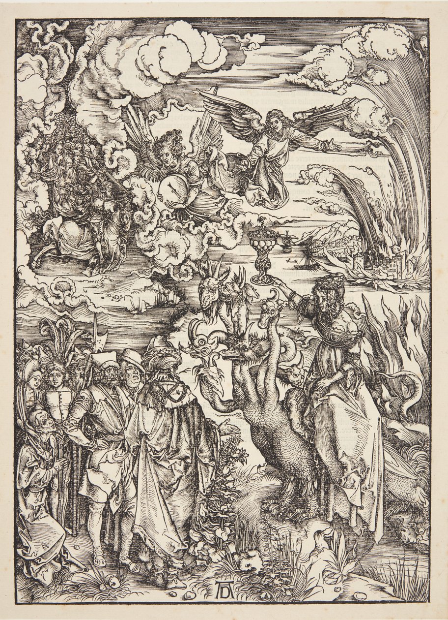 La prostituta di Babilonia da Albrecht Dürer
