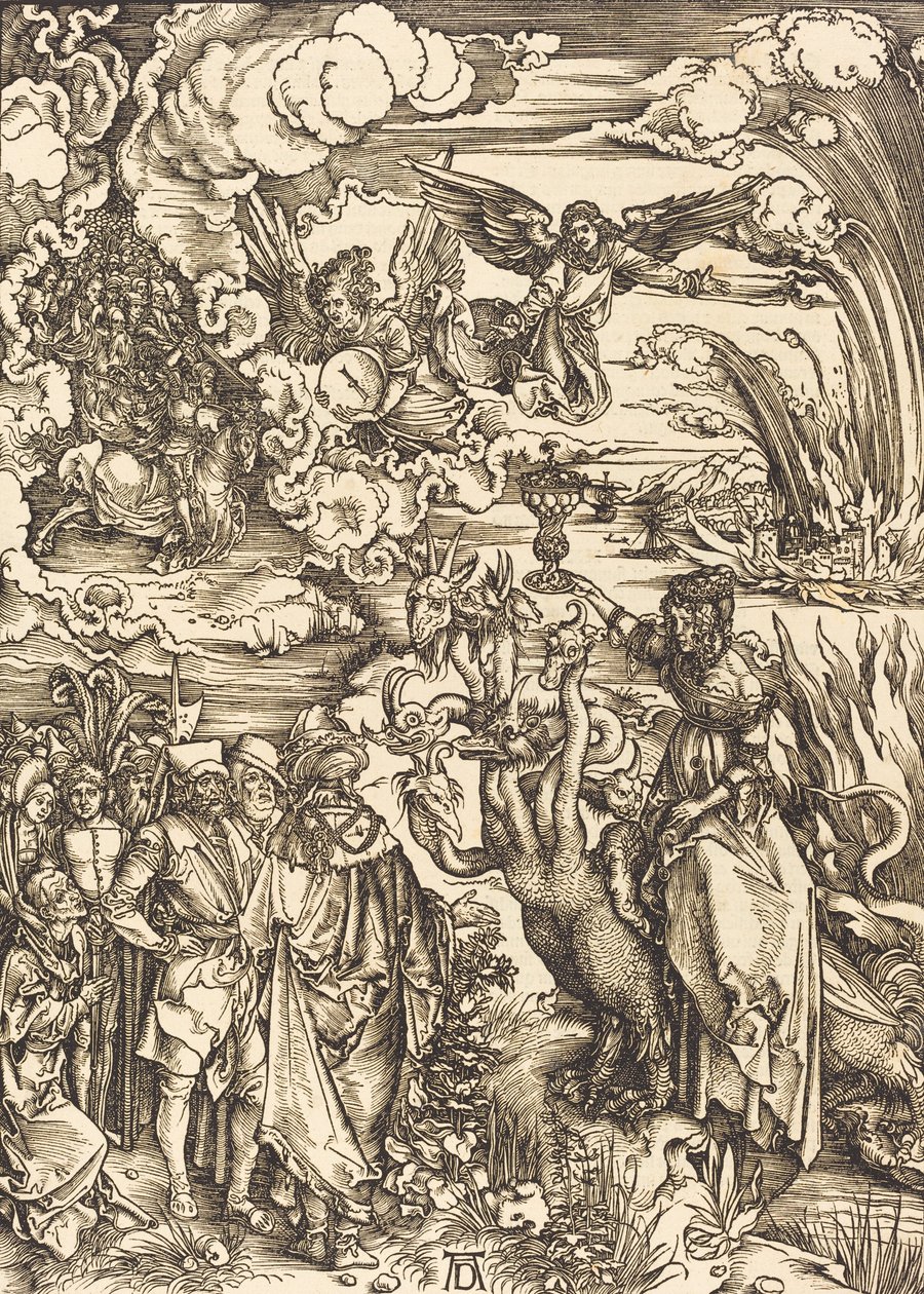 La prostituta di Babilonia, 1498 da Albrecht Dürer