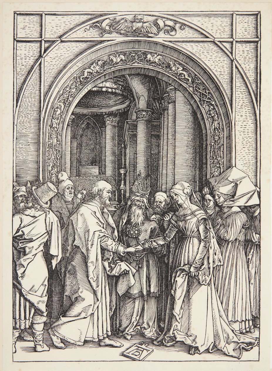 Il fidanzamento della Vergine da Albrecht Dürer