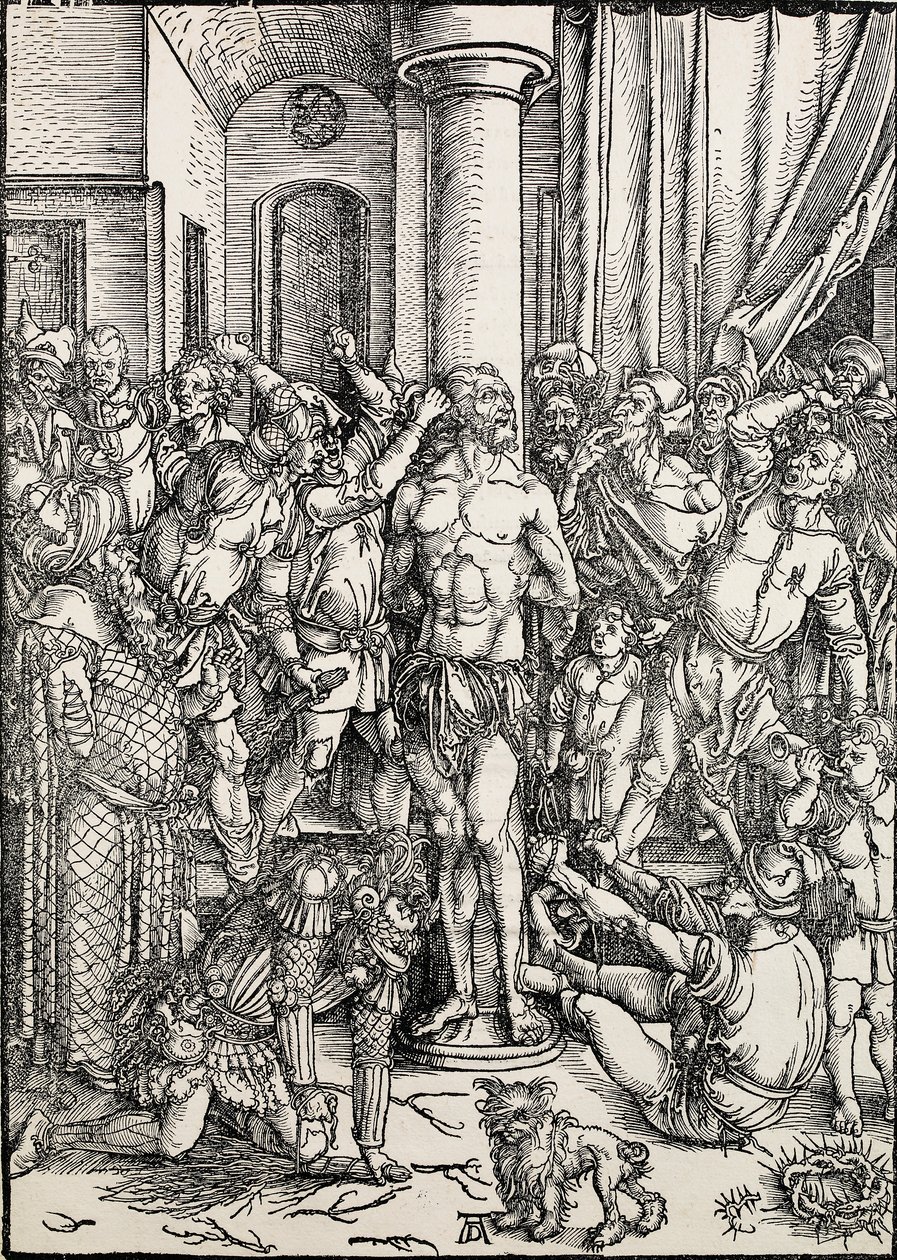 La flagellazione, c. 1496-97 da Albrecht Dürer