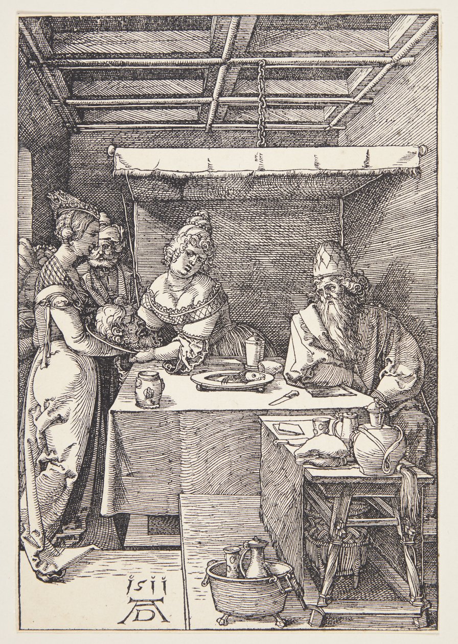La testa di San Giovanni Battista portata a Erodiade da Albrecht Dürer