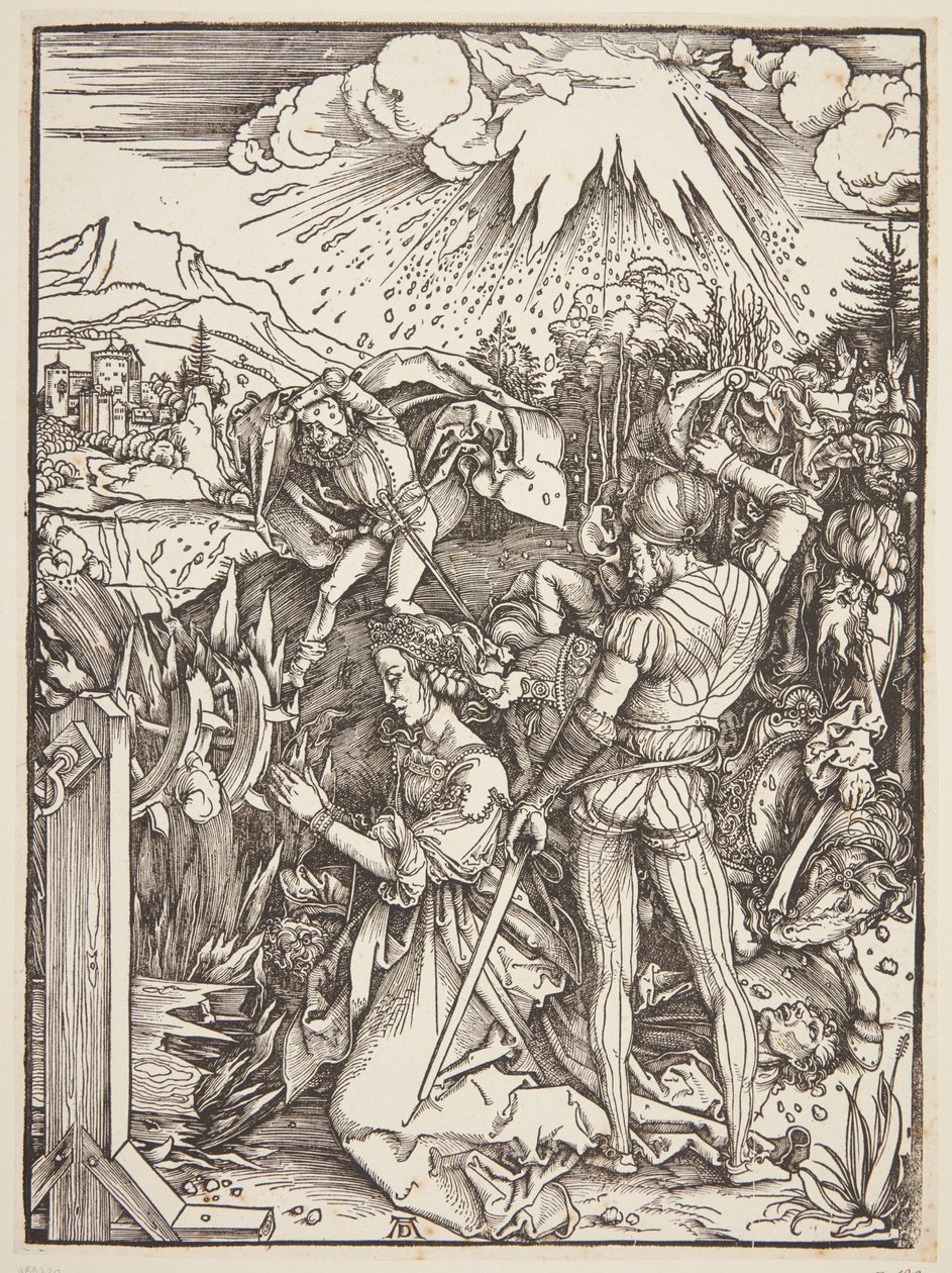 Il martirio di Santa Caterina da Albrecht Dürer