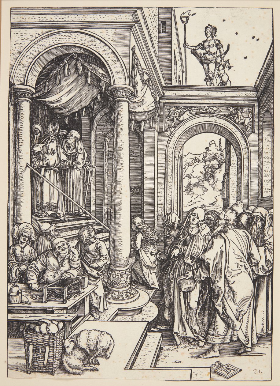 La presentazione della Vergine al tempio da Albrecht Dürer