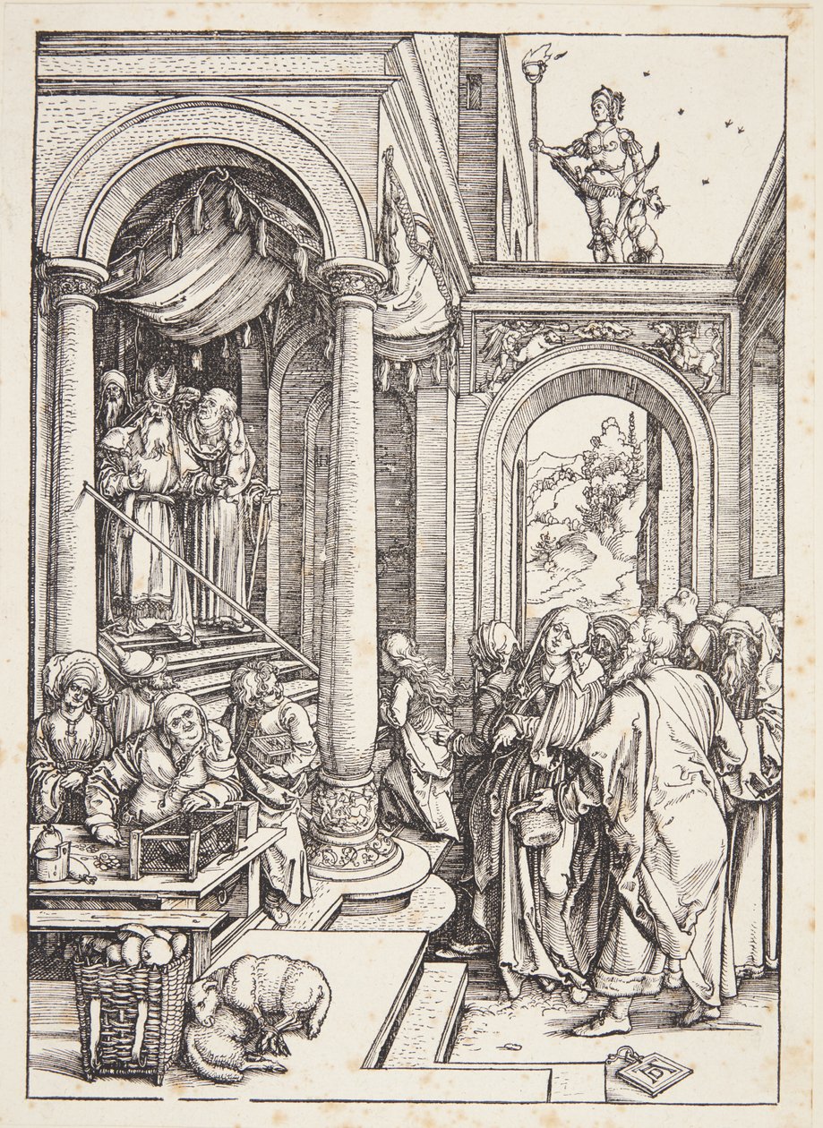 La presentazione della Vergine al tempio da Albrecht Dürer