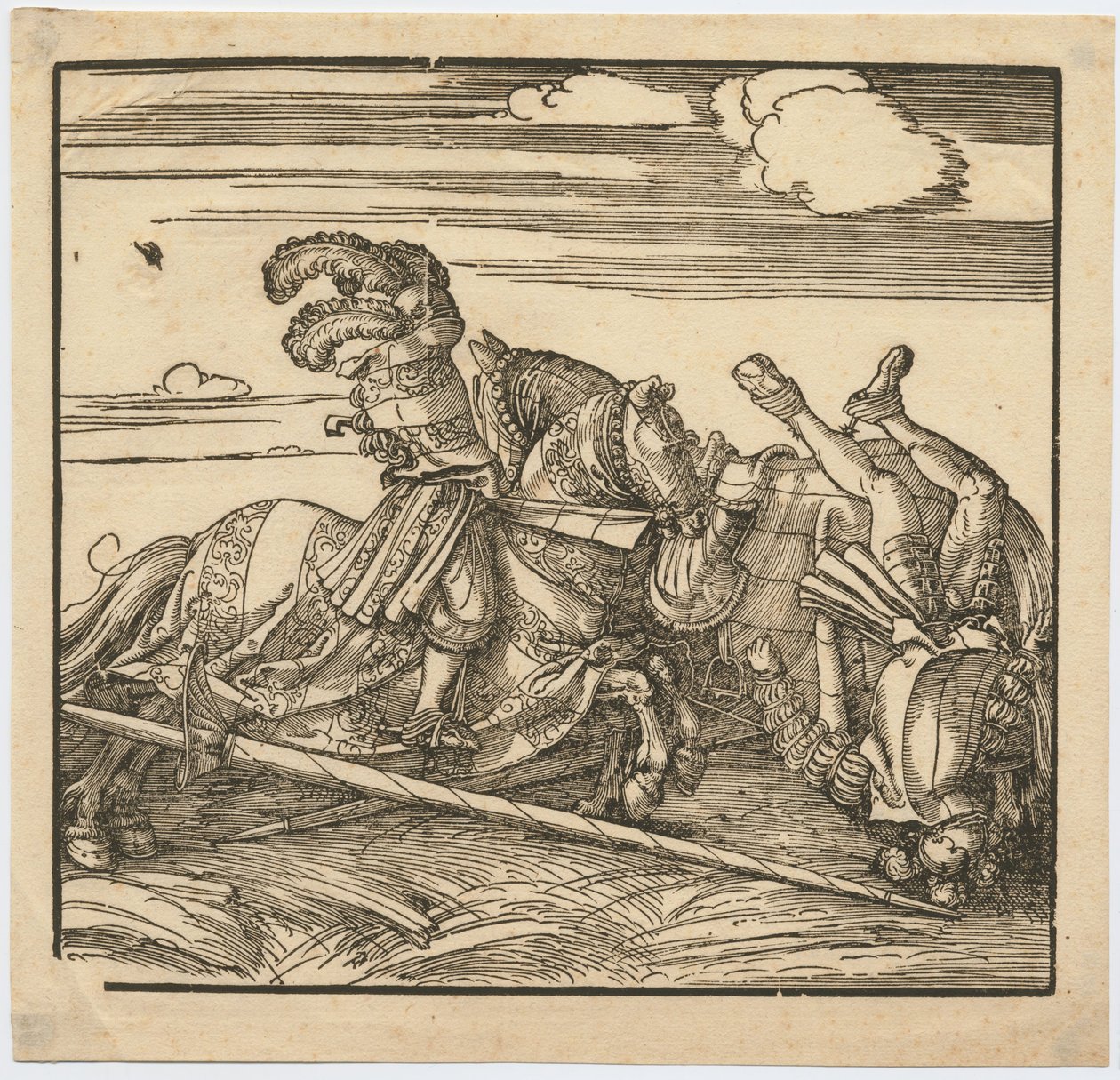 Torneo, c. 1516 da Albrecht Dürer