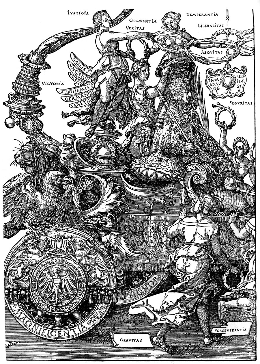 Ritorno trionfale di Massimiliano I, 1512-1522, 1936 da Albrecht Dürer