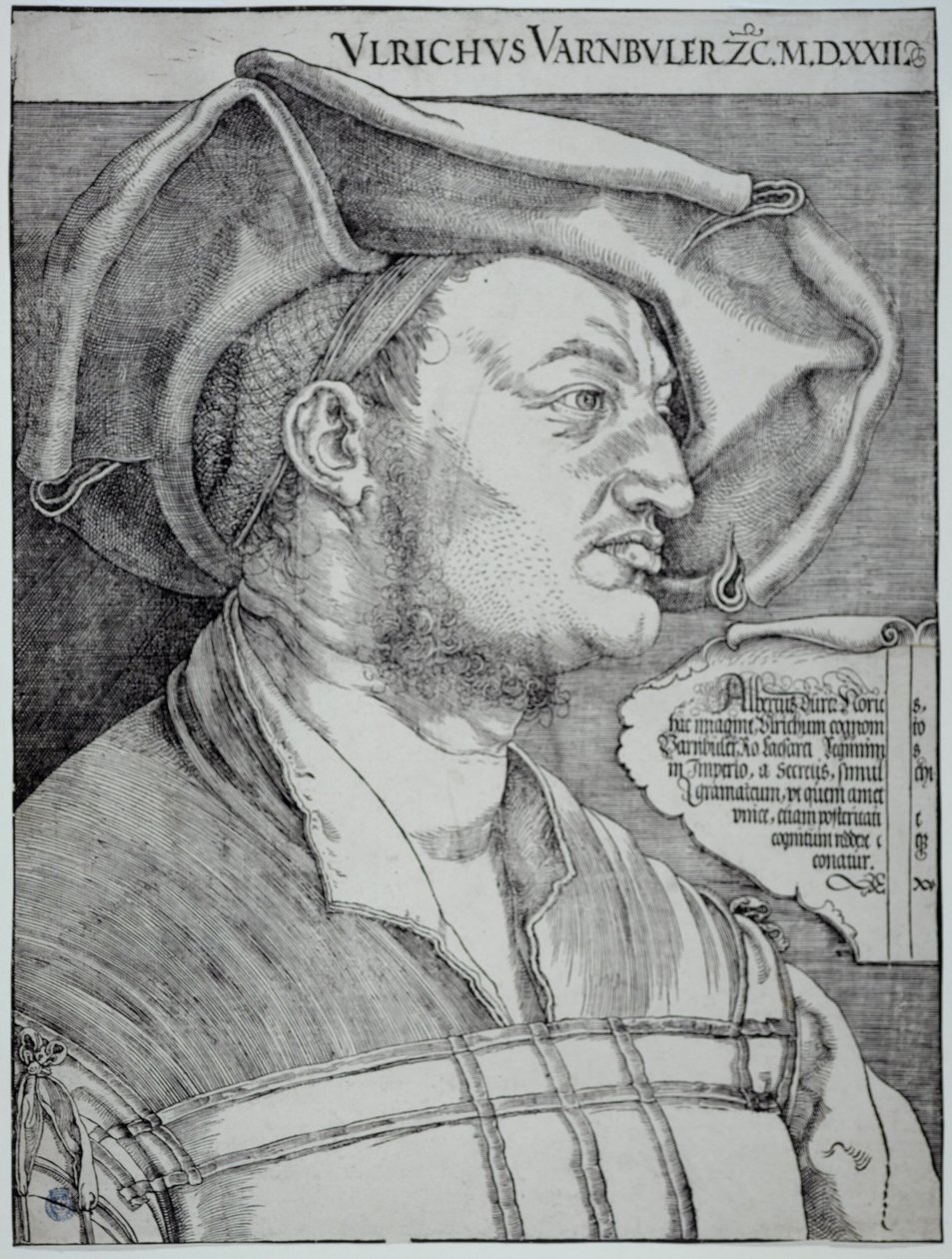Ulrich Varnbüler (Bartsch 155) da Albrecht Dürer