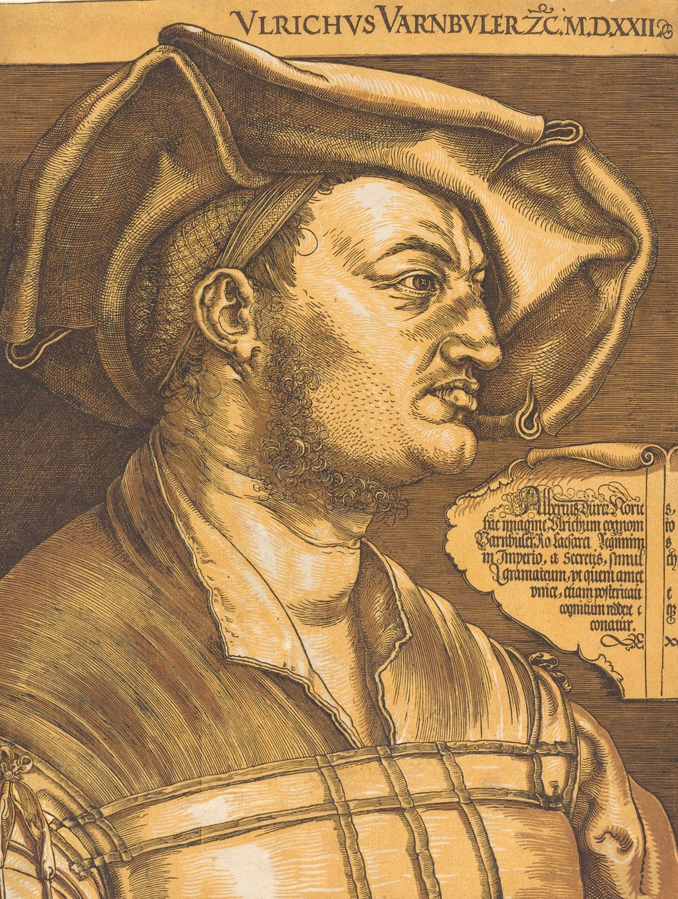 Ulrich Varnbüler, 1522 pubblicato c. 1620 da Albrecht Dürer
