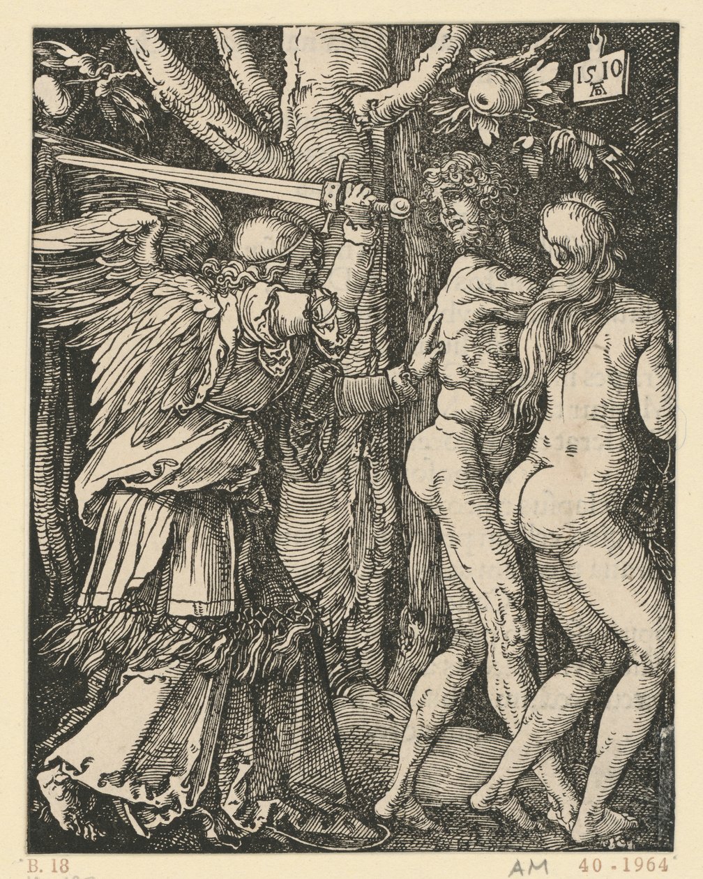 Cacciata dal paradiso (Piccola Passione) da Albrecht Dürer
