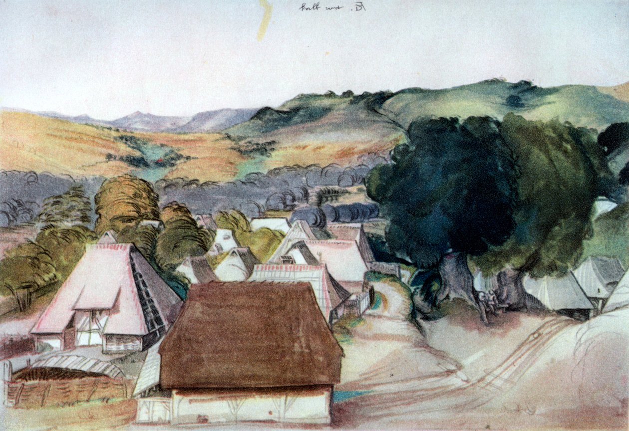 Veduta di Kachreuth, vicino a Norimberga da Albrecht Dürer